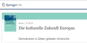 S. Riedel 2015 1 Kulturelle Zunkunft Europas